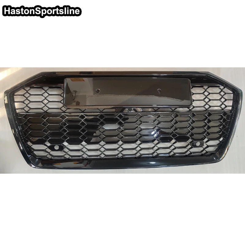 For Audi A6 C8 S6 S line 2019-2021 Racing Grills Front Bumper Mesh Guard Car Accessories For Quattro Style Not Fit RS6