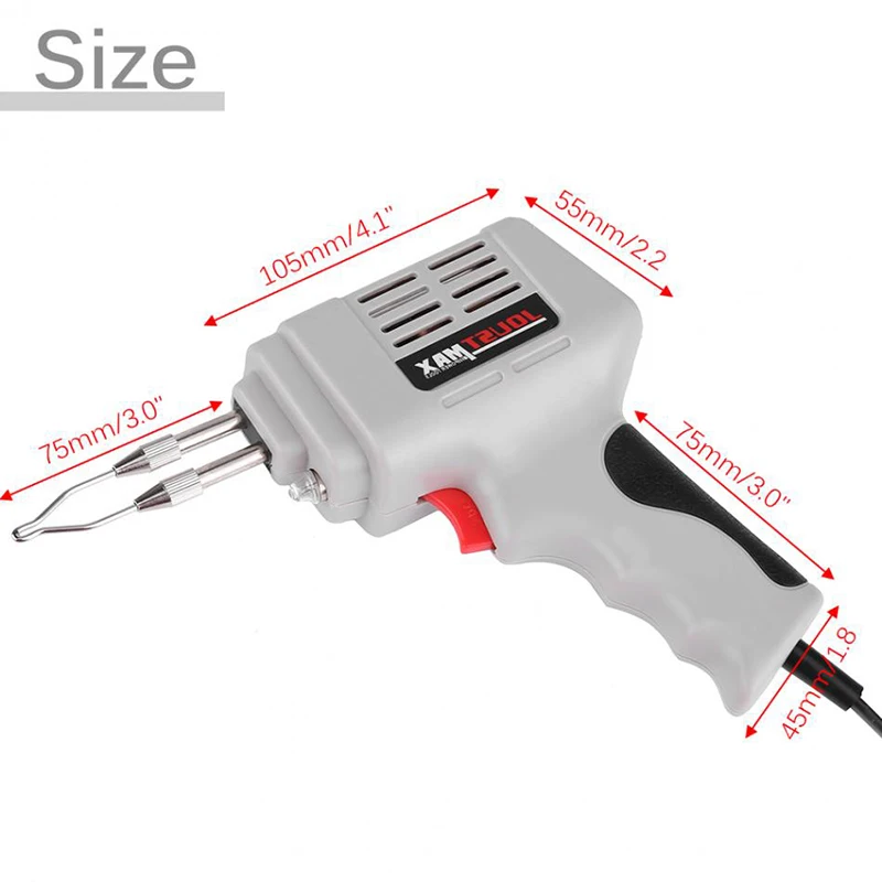 Selling Elektrische Soldeerbout Gun Hot Air Heat Gun Hand Lassen Tool Met Soldeer Lassen Reparatie Gereedschap Kit Eu 220V 100W
