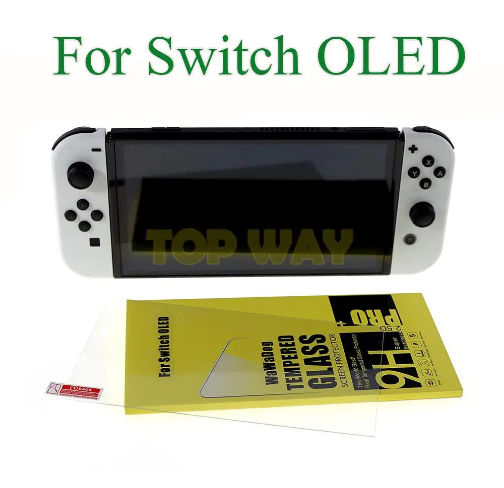 30PCS Tempered Glass 9H HD Screen Protector Film for Nintendo Switch OLED Screen Protector For Switch OLED Game Accessories