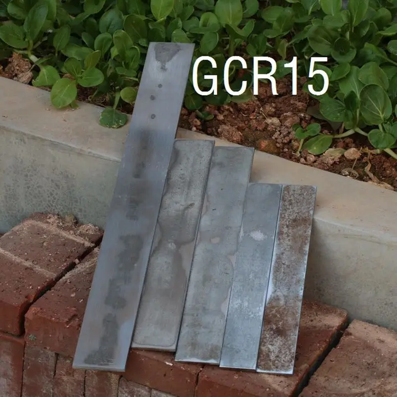 GCR15 (52100) Carbon Steel  Knife blade blank knife making steel unhardened DIY knife bar blanks