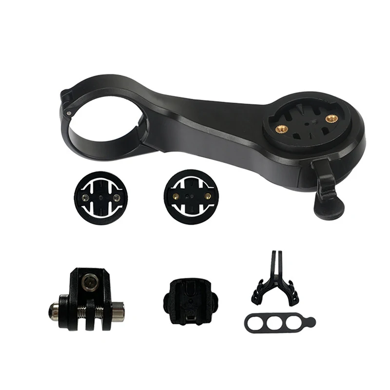 Bicycle Computer Mount With Cycling Bell MTB Road Bike Speedometer Holder For Gopro Camera Garmin CATEYE Bryton 4 in 1 BC0453