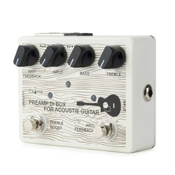 Caline CP-67 Acoustic Guitar Effect Pedal Preamp and DI Box for Acoustic Guitars True Bypass Guitar Accessories