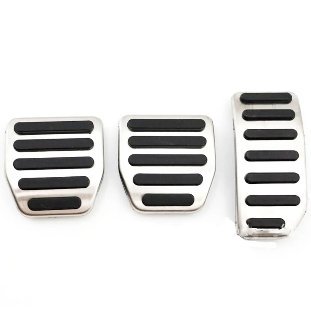 Car Styling Stainless Steel NO Drill Fuel Accelerator Brake Pedal For Volvo S60 S60L S80 S80L V60 XC60 XC70 V70 auto accessories