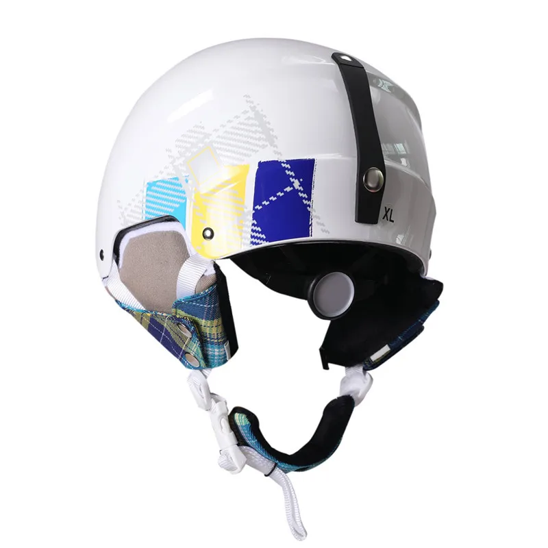 2024 new ski helmet unisex one-piece ski snowboarding snowboard safety helmet plus velvet thick warm helmet 56-64 CM SK-572
