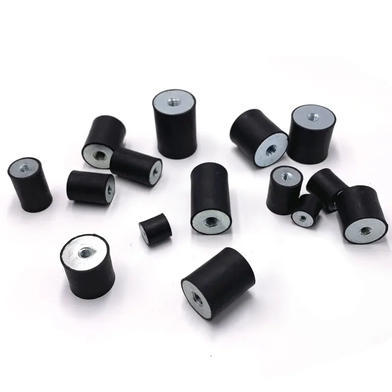 10Pcs Dd Soort Enkele Kop M3 M4 M5 M6 Anti-Vibratie Rubber Schokdemper Rubber Vibration Isolator