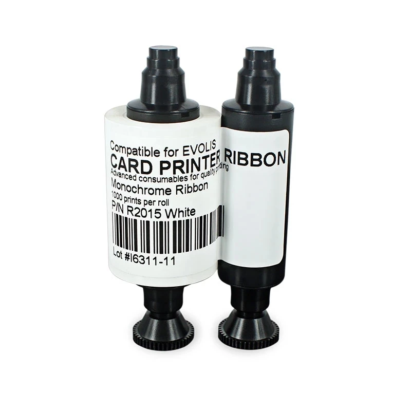 Совместимая Белая Лента Evolis R2015 1000 для принтеров pebble4 Pebble Quantum Securion