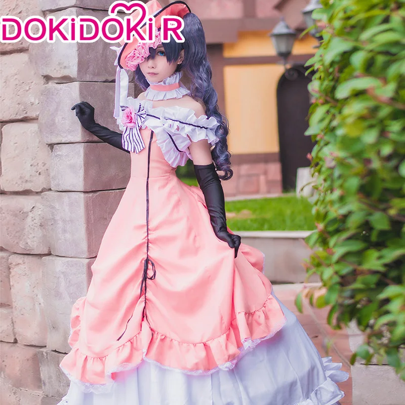 DokiDoki-R Anime Cosplay Black Butler Kuroshitsuji Ciel Phantomhive Kuroshitsuji Ciel Phantomhive Costume Cosplay