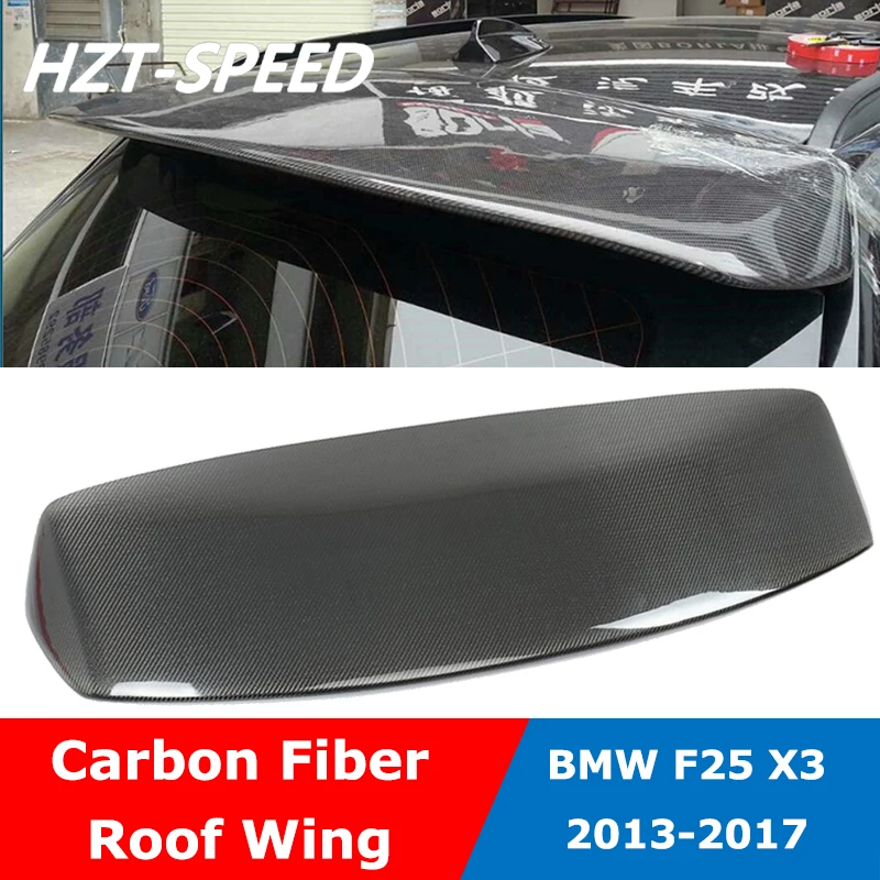 X3 F25 Carbon Fiber Rear Spoiler Top Roof Wings for BMW F25 X3 Series 2013 2014 2015 2016 2017