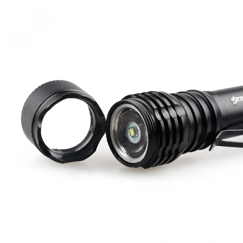 SKYWOLFEYE 300LM XPE  Zoomable Mini LED Flashlight Torch Lamp with 3 Modes for Camping /  Hiking