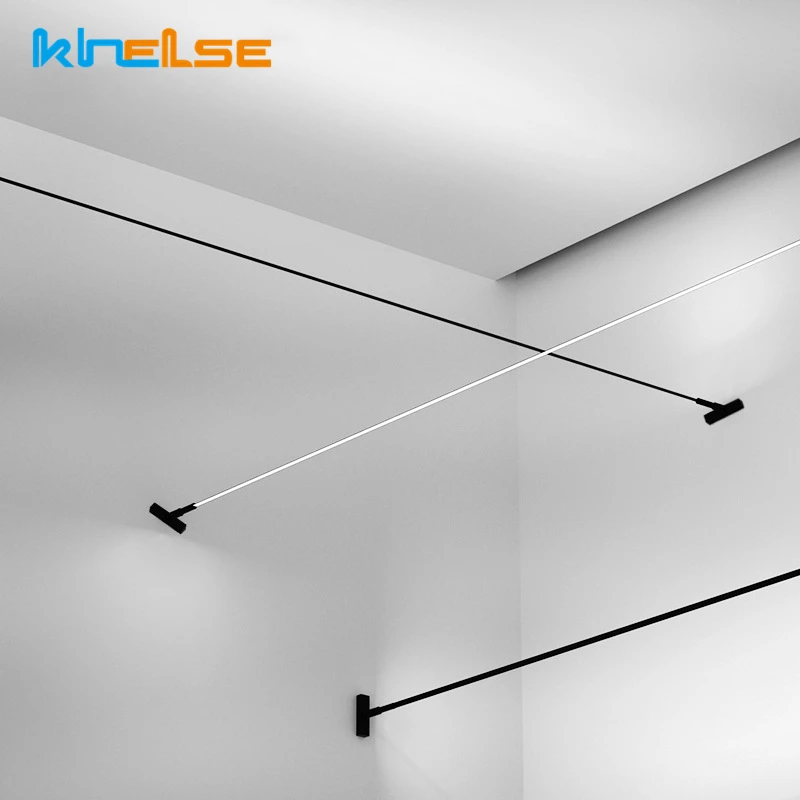 Skyline Linear Light Minimalist Strips Line LED Wall Lamp Living Room Bedroom Art Exhibition Background Decor Wall Light Fixture