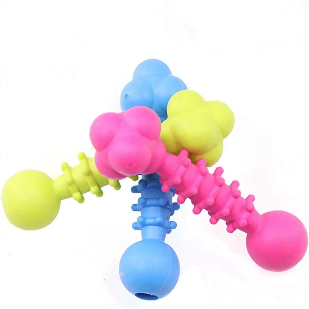 

Funny Games TPR Pet Toys Chew Dog Toys Teddy Puppy No Poison Health Chew Interactive Rubber Pacifier Bones Molar Clean The Teeth