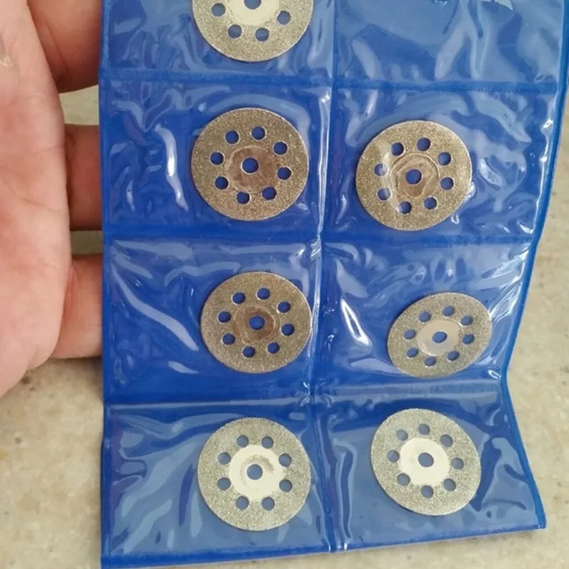 Sunshine 12 Pcs lame per seghe circolari per utensili rotanti dischi per ruote da taglio mandrino Dremel Cutoff