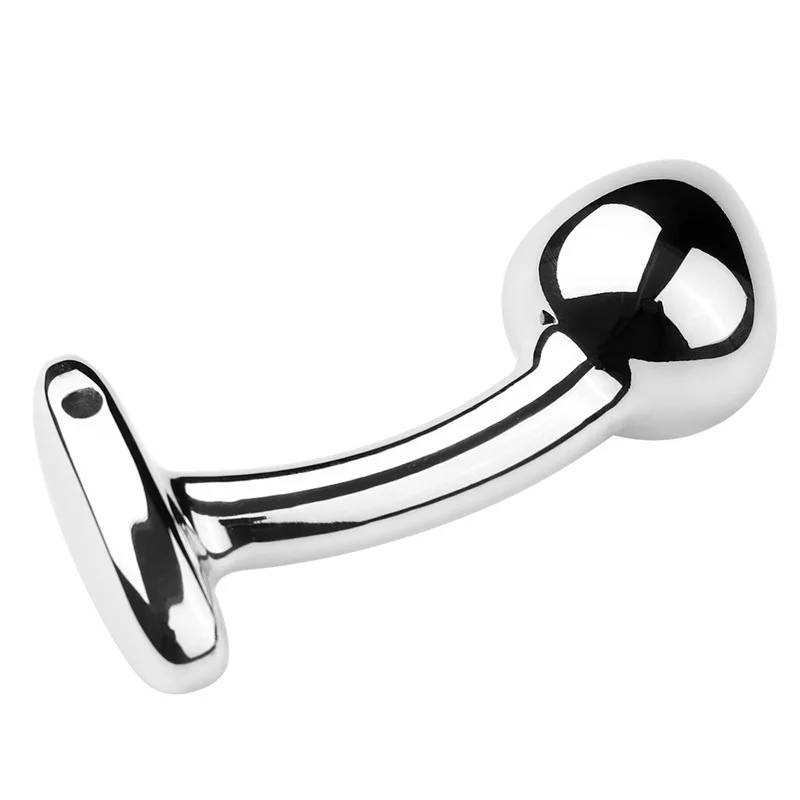 3 Size Metal Anal Props Female Adult Flirting Supplies Men And Women Fart Hip Stainless Steel Smooth Anal Plug Dildo Sex Toys