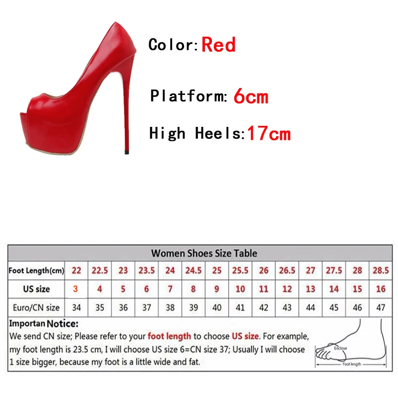 2024 New Red High Heels Women Platform Sandals Fashion Peep Toe Ladies Nightclub Stripper Pumps Sexy Wedding Shoes Bridal Size42