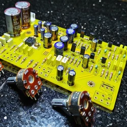ACデュアル22v〜24v hifiトーンフロントボードキット2sa992/2sc1845は、英国nad3020 lm317/337アンプアンプボードプリアンプボードを計量します