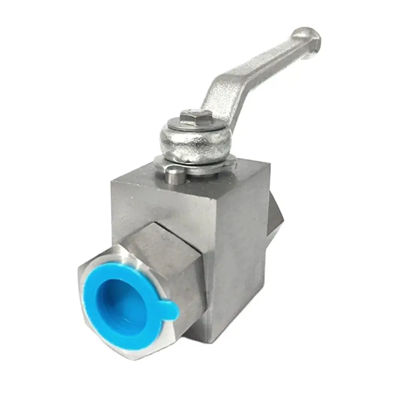 2 Way Ball Valve High Pressure Hydraulic Check Stainless Steel Handles G3/8 Connector Famale