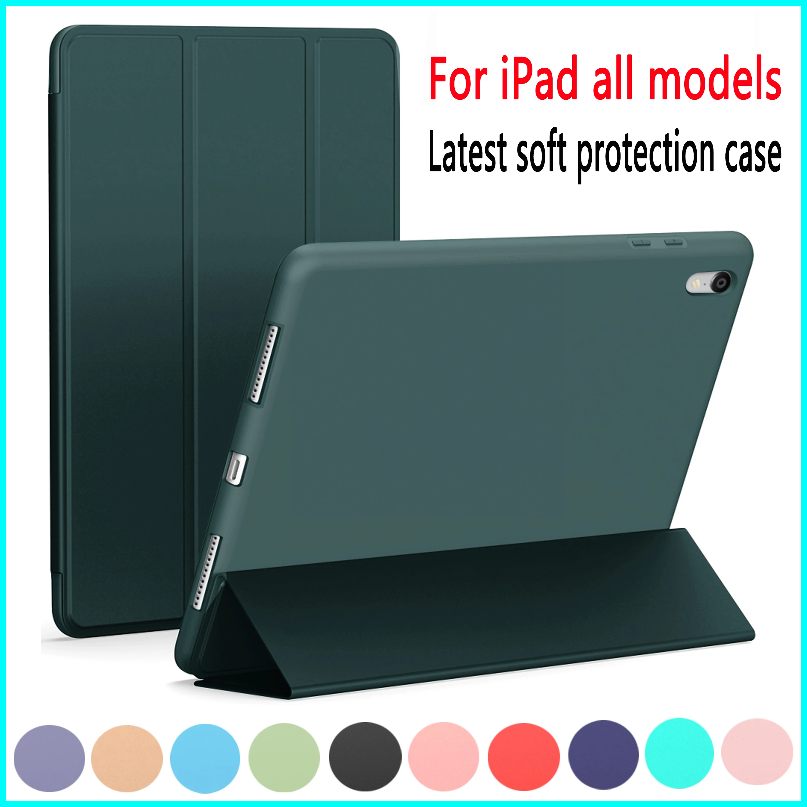 New Cellular Case For iPad 10th Gen Air13 11 5&4 10.9 inch 10.2 7th 8th 9th Cover Pro13 12.9 11 10.5 9.7 mini 1 2 3 4 5 6Case