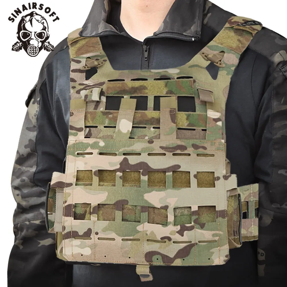 Modular Tactical SPC Lightweight Vest SD Plate Carrier Laser Cut MOLLE Camo Airsoft Plate Carrier Paintball CS Wargame