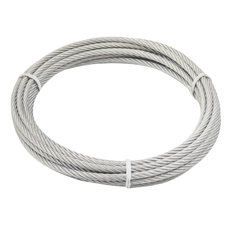 

20M Diameter 3MM 4MM Steel Flexible Wire Rope Soft Cable Stainless Steel Clothesline