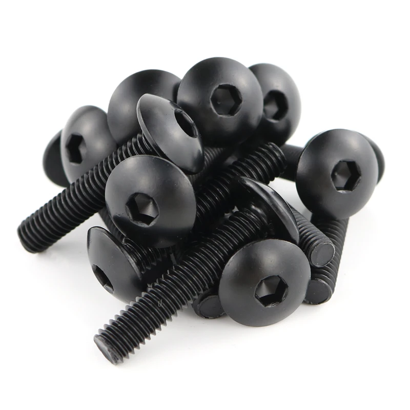 Fit For Kawasaki ZX6R ZX-6R 2005 2006 Motorcycle Complete Full Fairing Bolts Kit Screws Fairing Clips Nut Steel