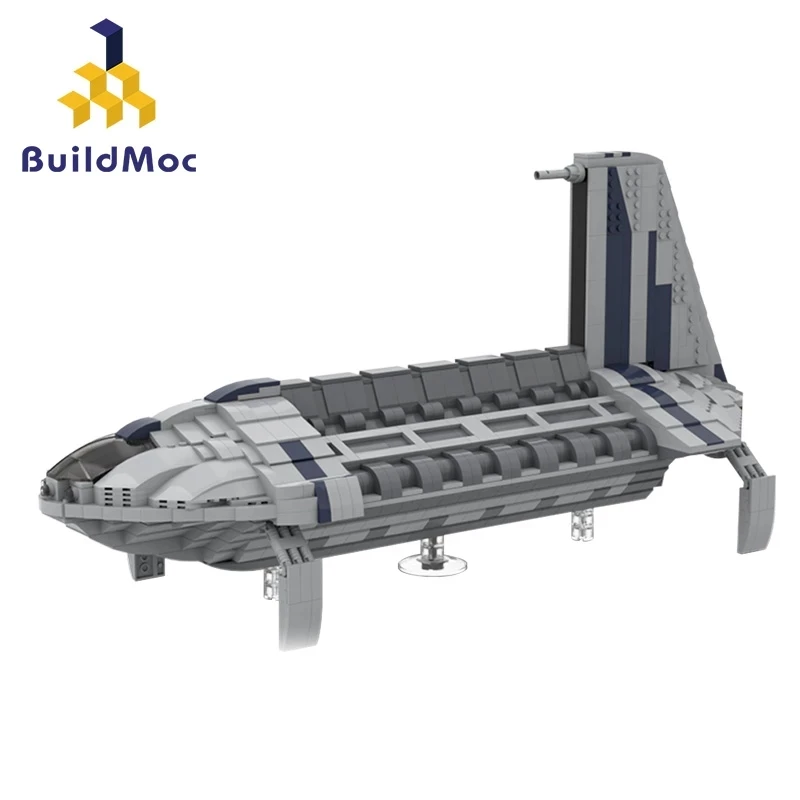 BuildMoc City Space Station TV Babylon 5 Giant  - UCS Scale Spaceship Modular Building Blocks MOC City Bricks Toys For Children