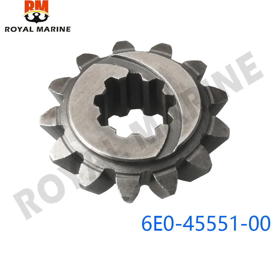 Gear Set For Yamaha Outboard Motor 2T 4HP 5HP With Forward Gear 6E0-45560 Reverse 6E0-45570 Pinon 6E0-45551 6E0-45551-00 6E3