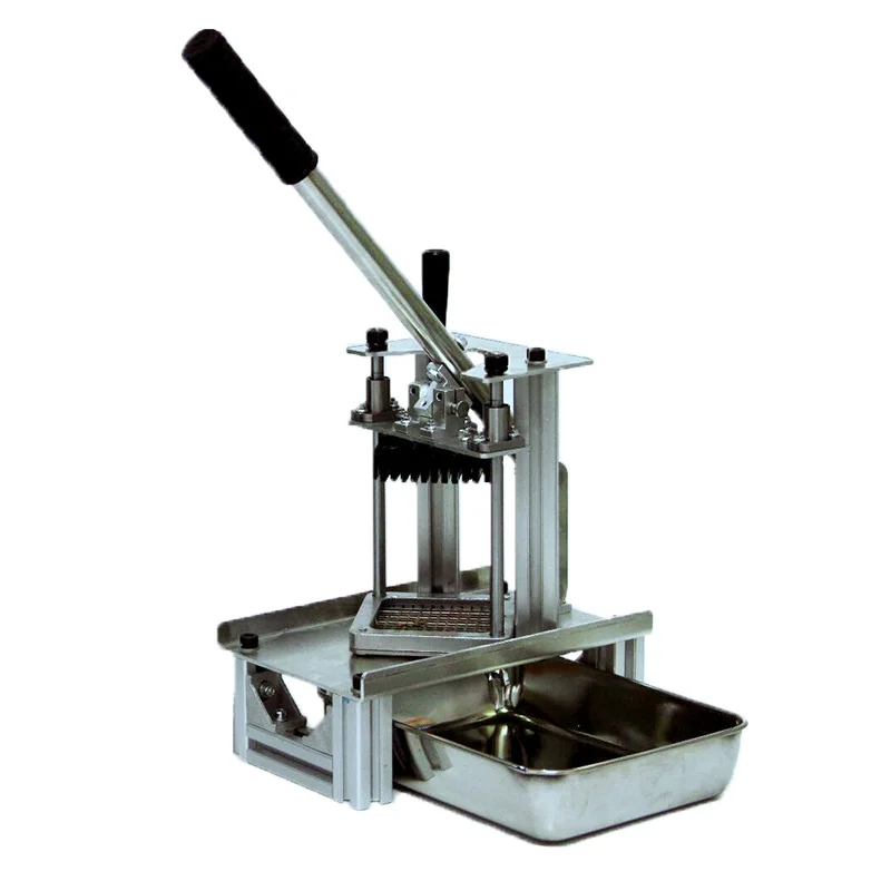 French Fries Cutting Machine Artifact Potato Chipping Machine Vegetable and Fruit Slicer with 3 Stainless Steel Knives