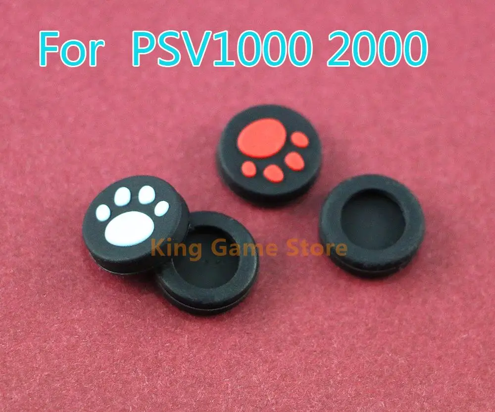 

200pcs Cat Paw Cap Analog Grip Cap Protective Cover For Sony PlayStation PSVITA PSV 1000/2000 Slim Game Controller