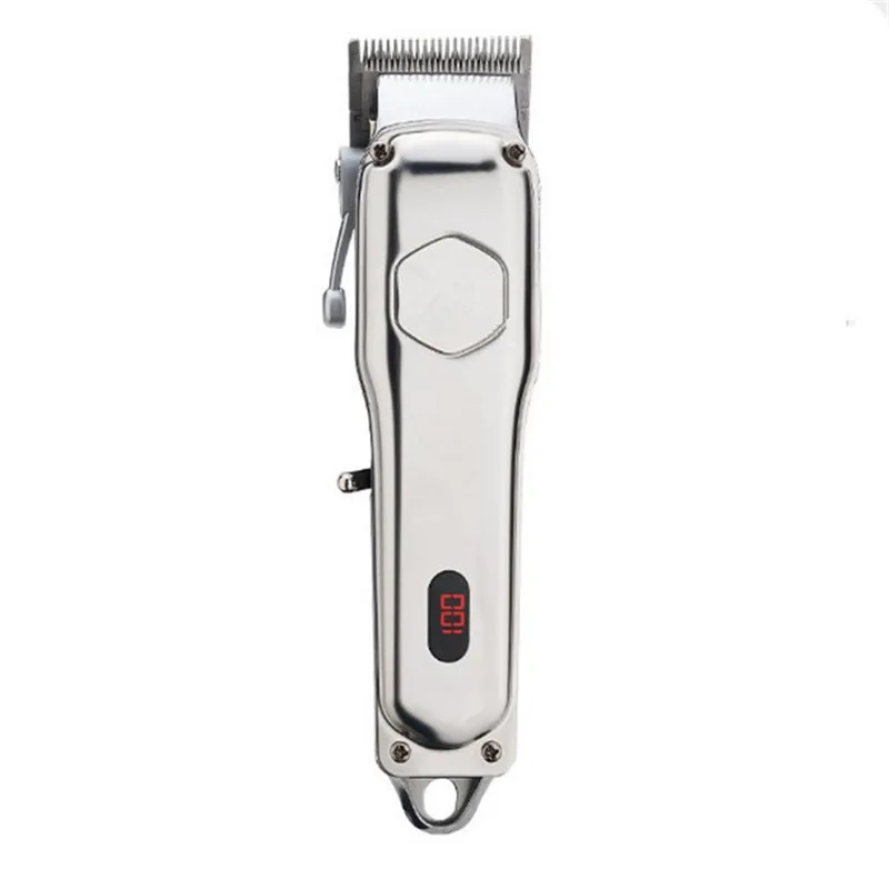 0.1mm Precision Electric Barber Trimmer Professional Hair Style Fading Clipper Quickly Charger Cordless Haircut Machine Shaving