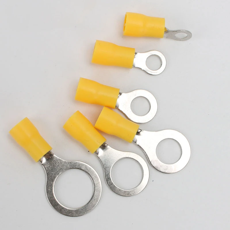 RV5.5 - 6 500PCS Ring Insulated Terminal Cable Wire Connector Electrical Crimp Terminal Wiring 4 - 6 Square