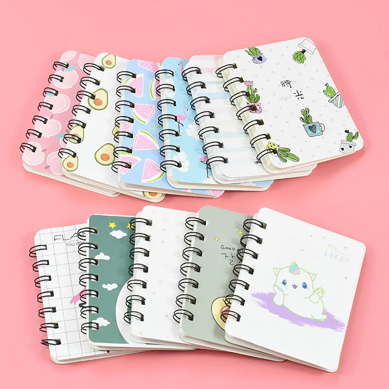 School  Office Cute And Easy To Carry Removable Loose-Leaf Notebook Coil Notebook Pattern Sent Randomly