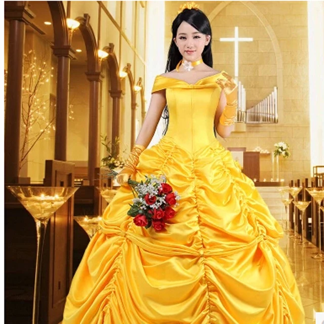 Costume Cosplay per adulti Belle Princess costumi di Halloween per donna Beauty And The Beast Girl Party abito formale abiti da abito reale AliExpress
