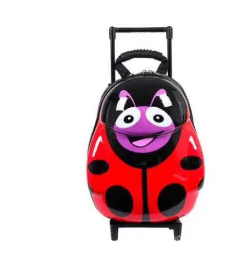 Egg Rolling Suitcase for kids Children School backpack for Child Travel Trolley luggage cartoon suitcase  girls wheeled backpack