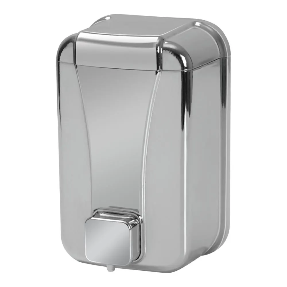 3420-K Liquid Soap Dispensers 500 Cc. Chrome Plated Product Dimensions • Size x Height Top: 10,40*16,30*9,30 cm