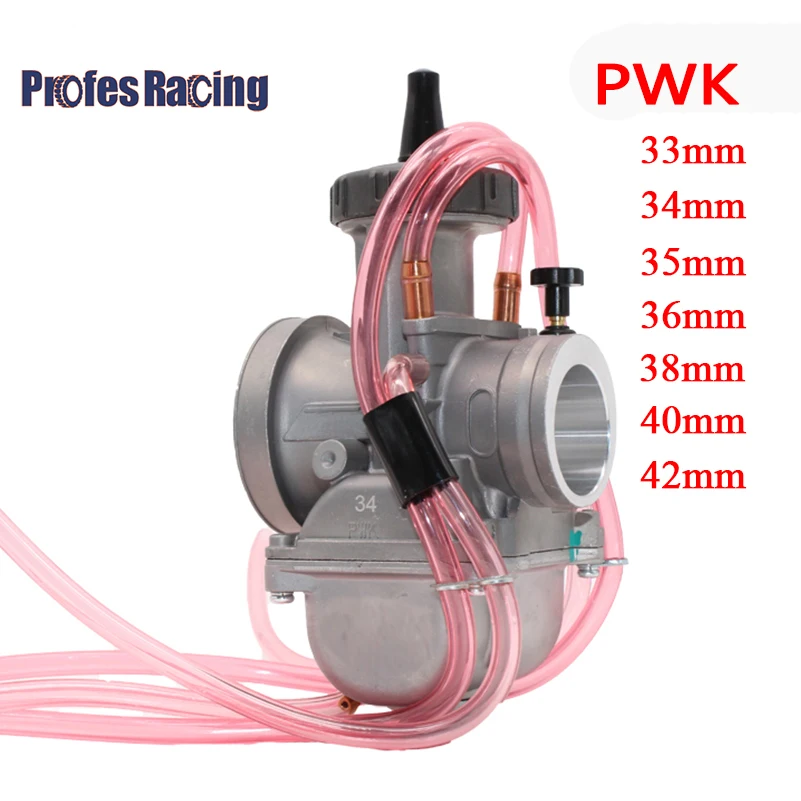 

Motorcycle Pwk Carburetor 33-36 38 40 42 mm For Keihin Carburetor 4 Stroke Engine Racing Parts Scooters Dirt Bike with Power Jet