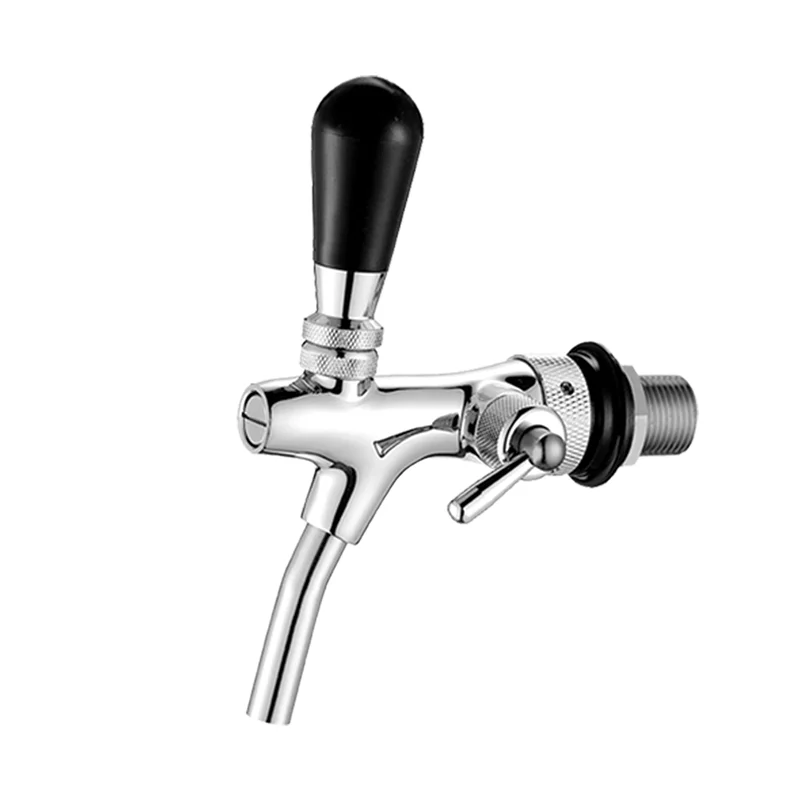 TWELVETAP-Adjustable Beer Tap, Drinking of Barreled Beer Machine Valve, Wine Faucet for Home Bar, Club Brewing, FD-814T