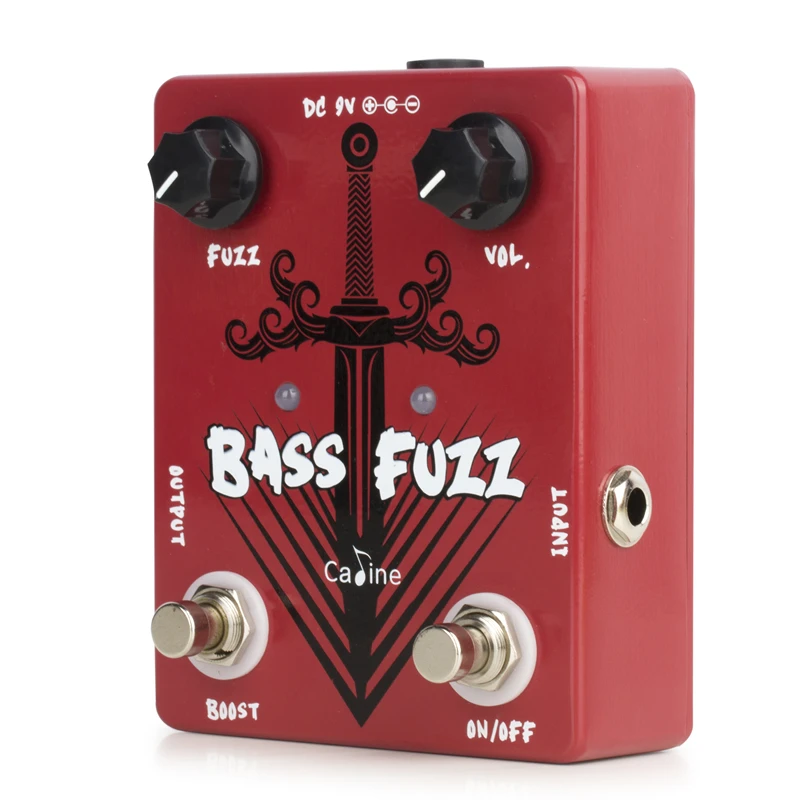 Caline CP-82 Bass Fuzz Effect Pedal True Bypass