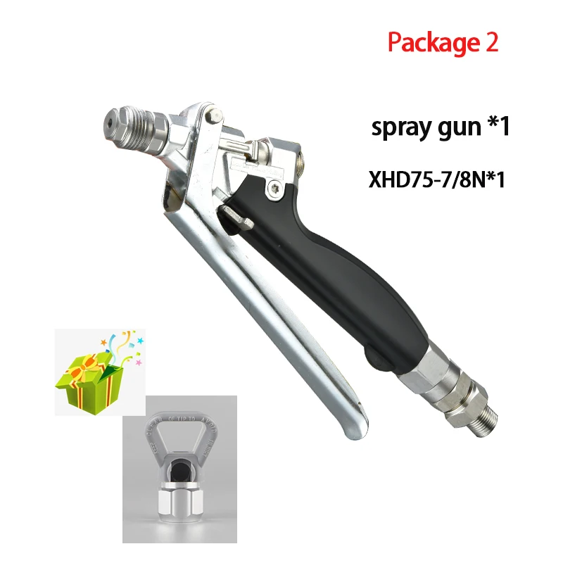 PHENDO Inline Heavy-duty Texture Gun Grc 245820 Spray Equipment Linear Texture Gun connect 3/8NPS XHD519 TIP Putty Spray Gun