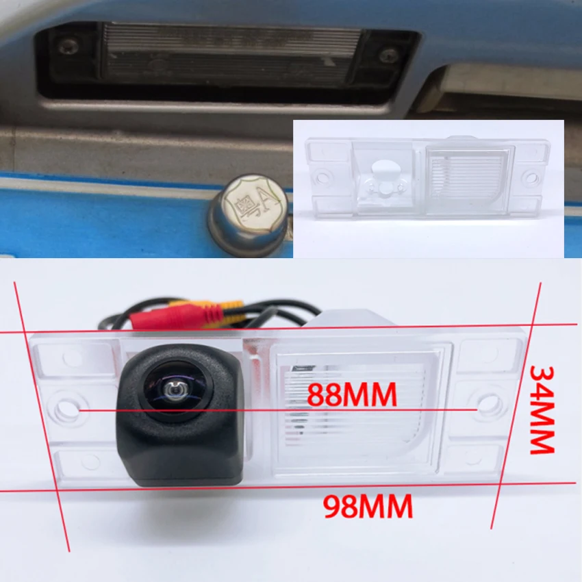 Car Rear View Reverse Backup Camera Parking HD CCD Night Vision High quality RCA For Mitsubishi Zinger Fuzion 2005~2015