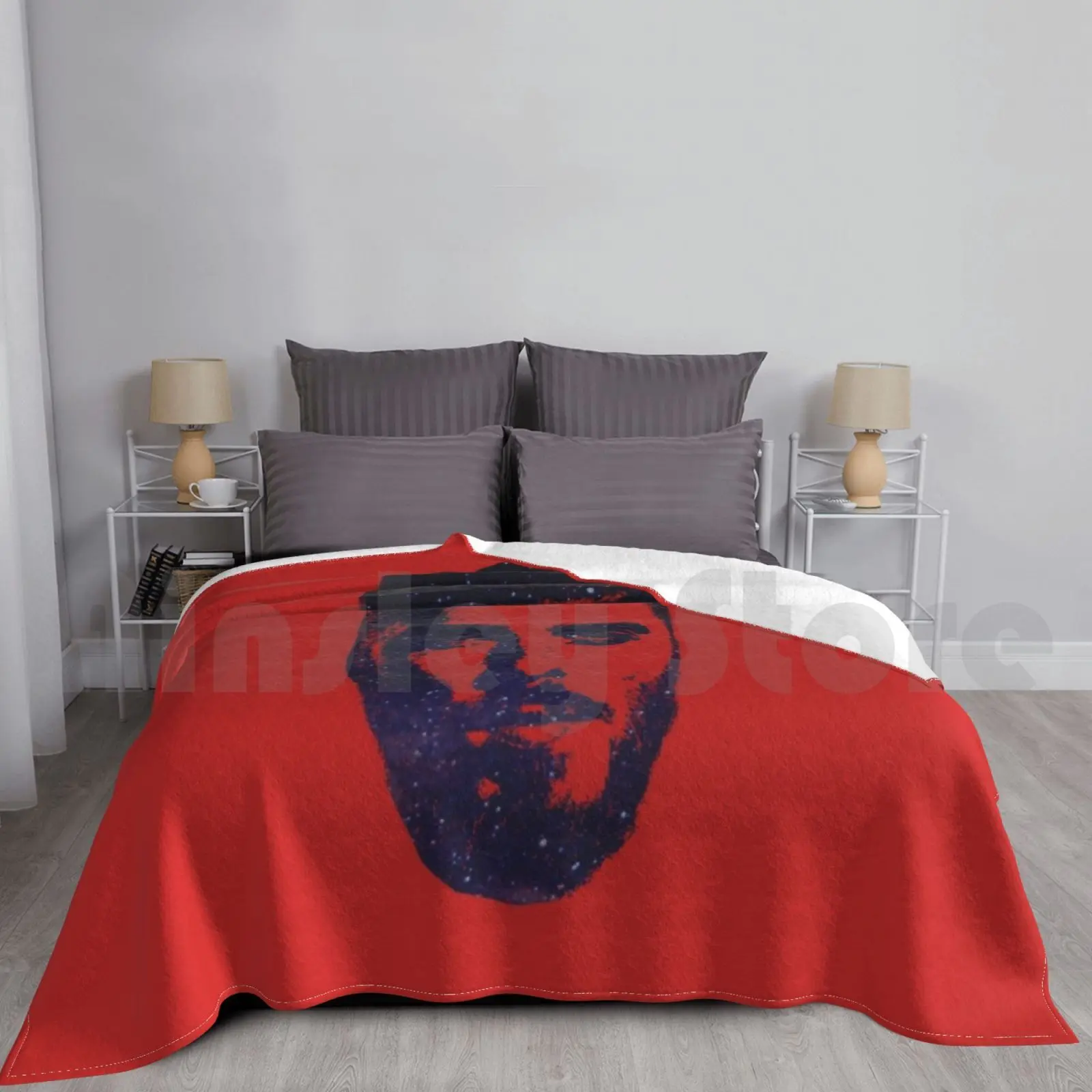 David De Gea Galaxy Beard Blanket Fashion Custom David Degea David De Gea David Gk Goalie Goalkeeper