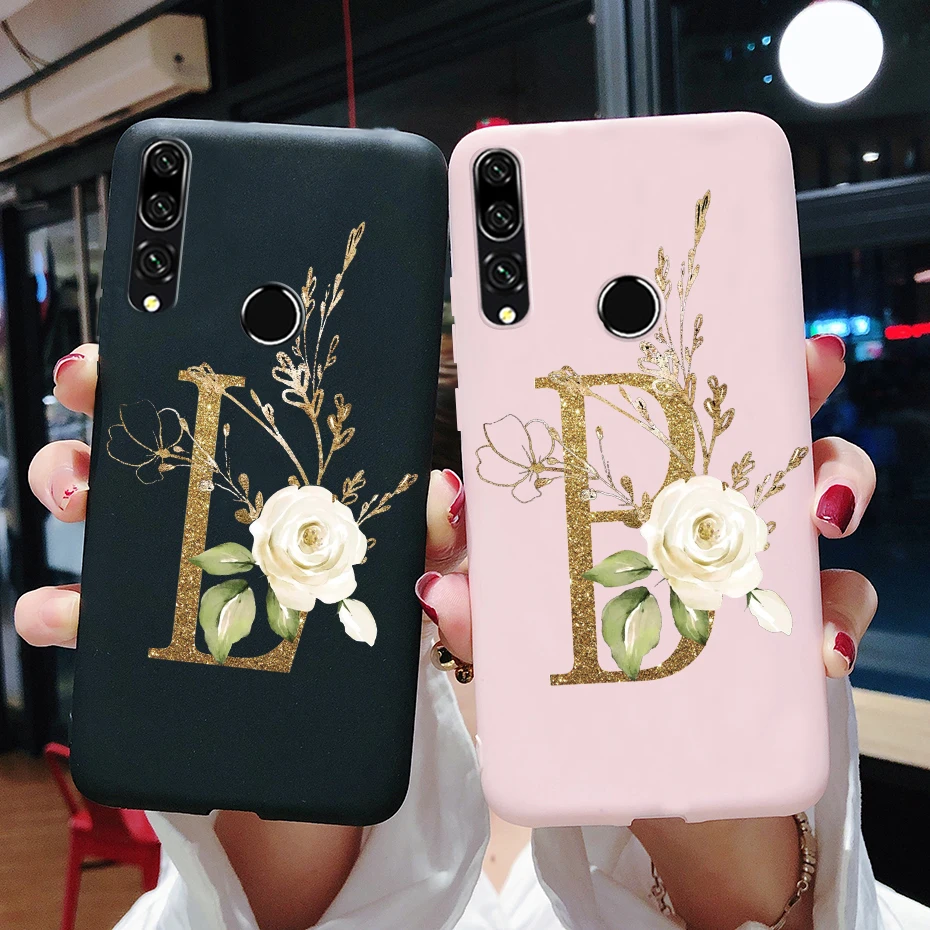 For Huawei Honor 9X Premium Honor 9X Global Case Cute Silicone Letters Cover For Huawei Honor 9X STK-LX1 9 X Honor9X Phone Cases