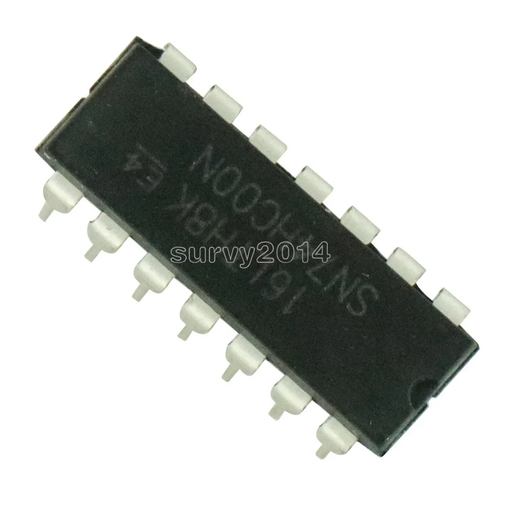 10pcs/lot New 74HC00 74HC00N SN74HC00N Logic IC DIP-14