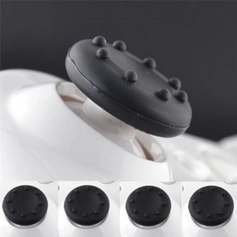 10 pçs/lote tampa de botão de silicone de borracha colorida controlador analógico tampa de silicone polegar vara aperto para ps3 ps4 xbox 360