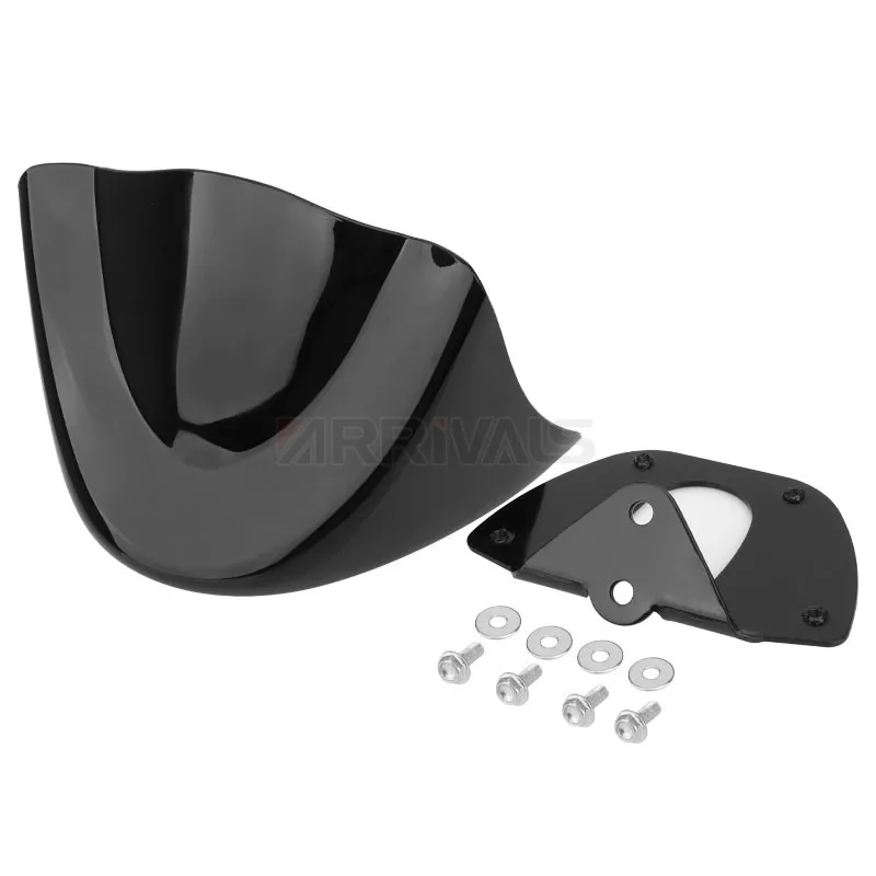 Bright/Matte Black Motorcycle Front Chin Spoiler Lower Air Dam Fairing Cover For Harley Dyna Fat Bob Wide Glide FXD 2006-2017