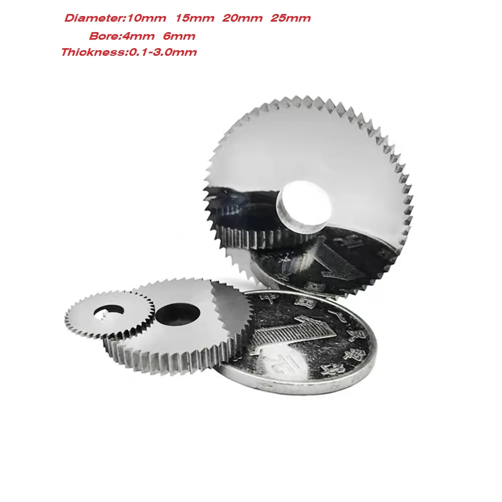 10-25mm Tungsten Steel Milling Cutter/ Solid Alloy  Circular Saw Blades Cutting Stainless Steel/Thickness 0.1-3mm/40/50 Teeth