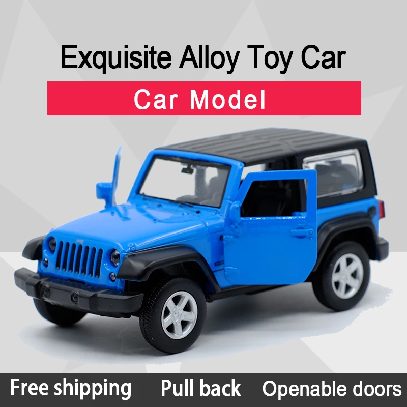 

New Arrival Caipo Wrangler Alloy Diecast Car Model Toy With Pull Back /For Children Gifts /Educational Toy Collection