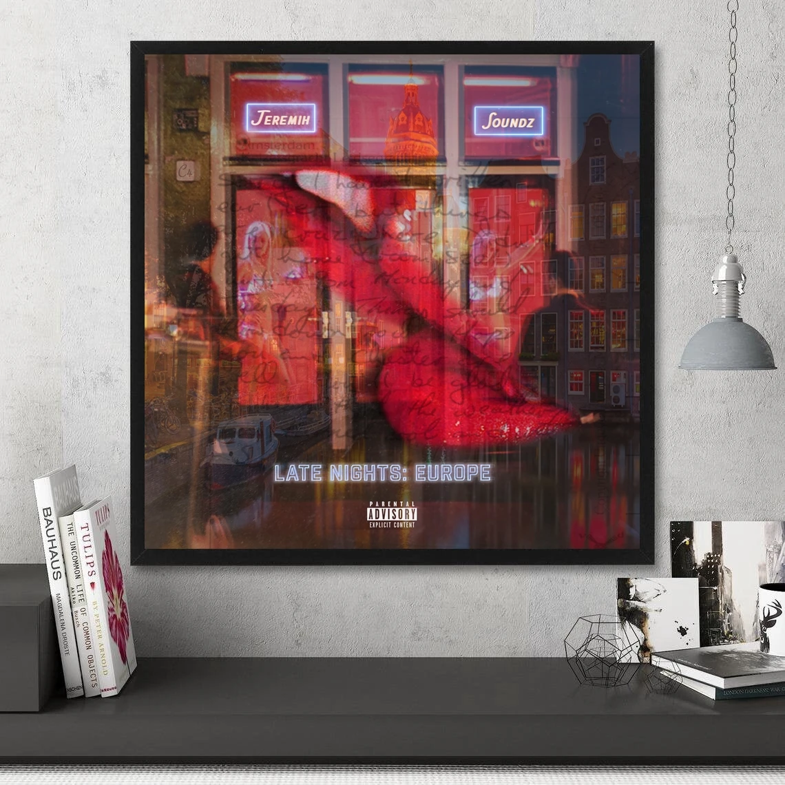 Late Nights Europe Music Album Poster Prints Art Canvas Painting Wall Living Room Home Decor (No Frame)