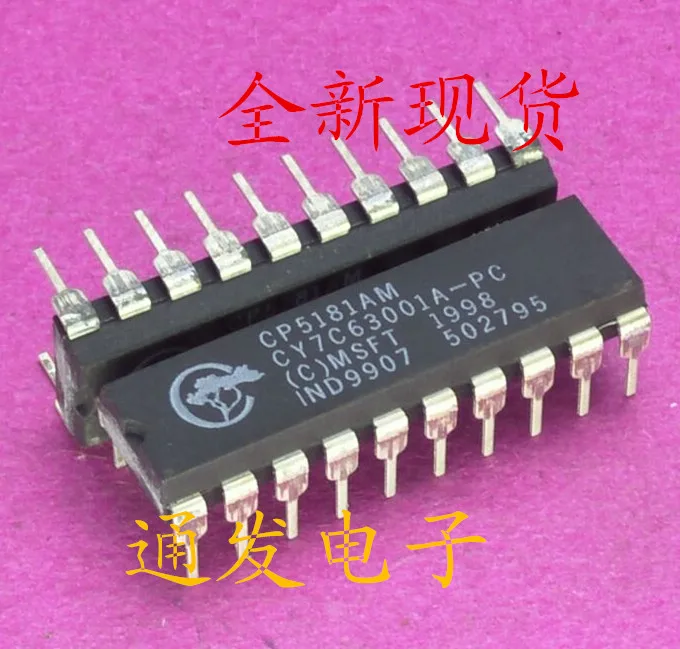 

Freeshipping 5PCS/LOT CP5181AM CY7C63001A-PC DIP-20