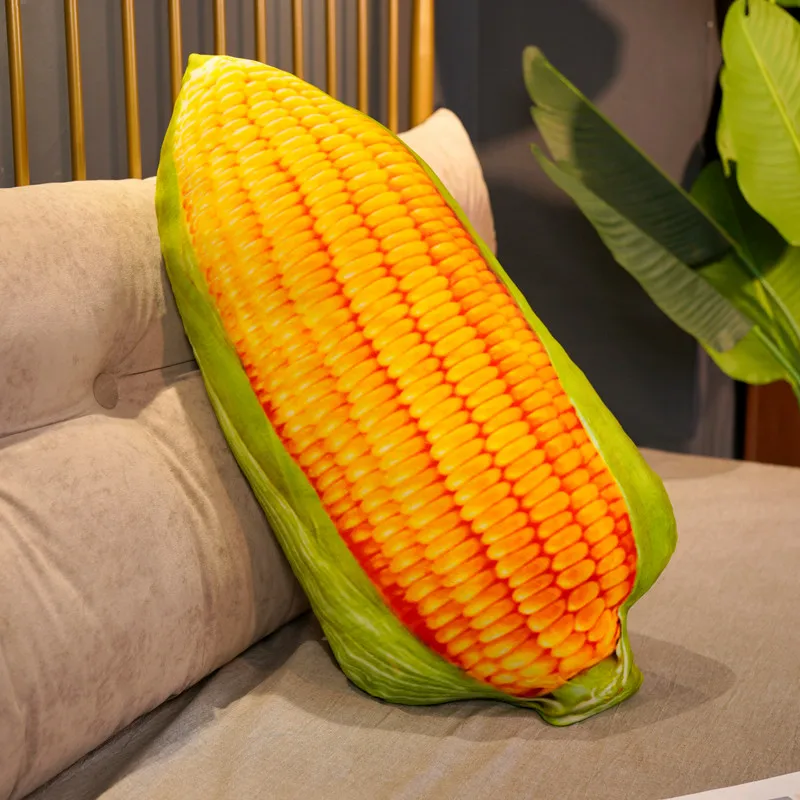 

3D Simulation Corn Pillow Cartoon Corn Sofa Soft Cushion Room Decoration Toys Children's Birthday Gift