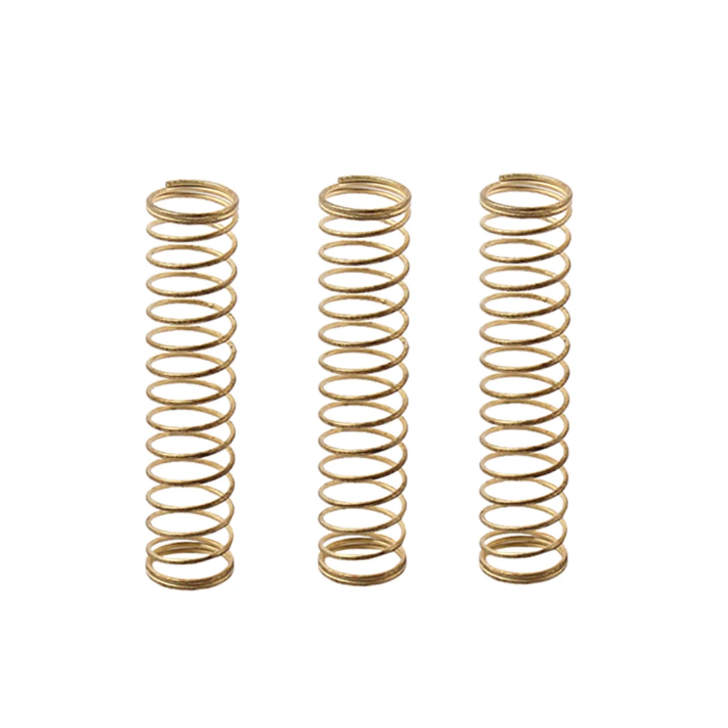 3pcs Brass Metal Trumpet Springs for Brass Instrument Repair Parts 39x9mm